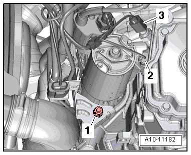 Motor ausbauen, Touran