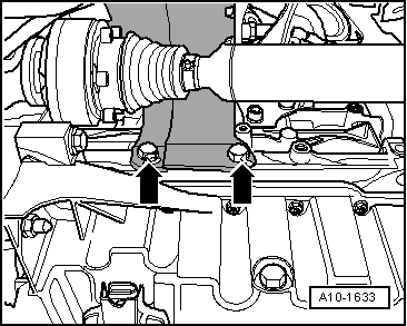 Motor ausbauen, Touran