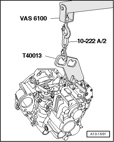 Motor und Getriebe trennen