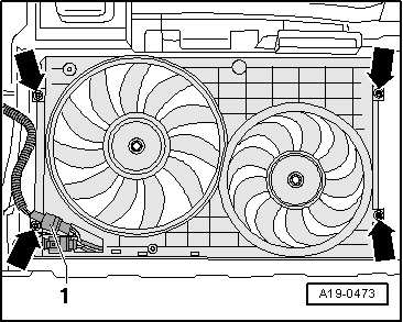 Motor ausbauen, Touran