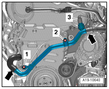 Motorhalter aus- und einbauen, Touran