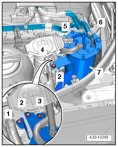 Motor ausbauen, Touran