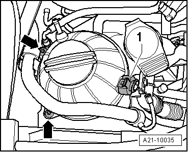 Motorhalter aus- und einbauen, Touran