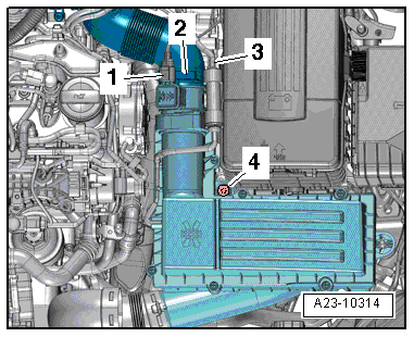 Motor ausbauen, Touran