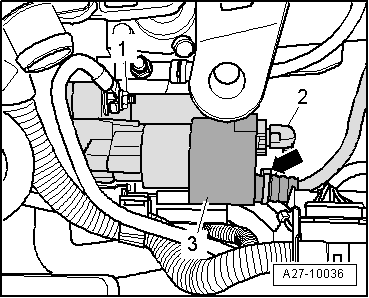 Motor ausbauen, Touran