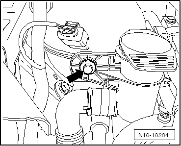 Motorhalter aus- und einbauen, Touran