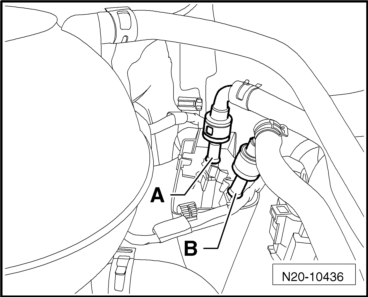 Motorhalter aus- und einbauen, Touran