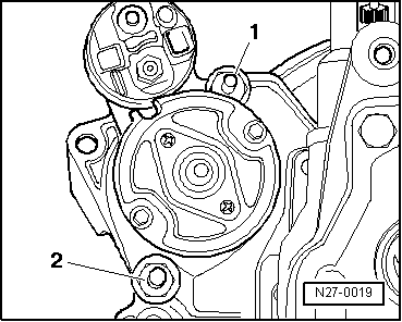 Motor und Getriebe trennen