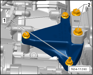 Motor ausbauen, Touran