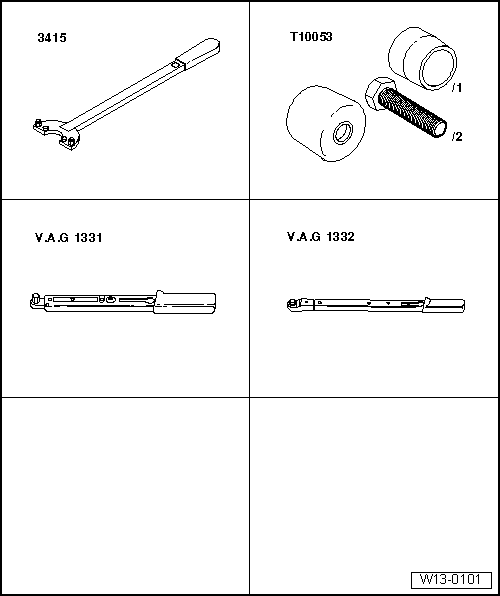 Dichtflansch Riemenscheibenseite aus- und einbauen