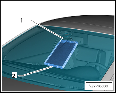 Erhaltungsladung mit dem Solarpanel -VAS 6102A