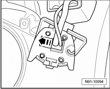 Telefonhalterung aus-und einbauen 04.2003