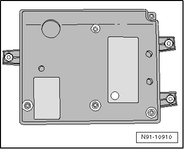 Steuergerät für Bedienelektronik des Telefons (Interface-Box) aus- und einbauen, 06/2006