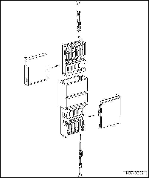 Reparatur von Kontaktgehäusen in Schneidklemmtechnik