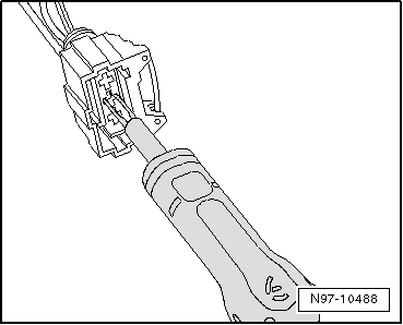 Reparatur von Kontakten in Kontaktgehäusen