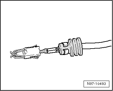 Reparatur von Leitungen mit einem Querschnitt bis 0,35 mm 2