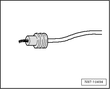 Reparatur von Leitungen mit einem Querschnitt bis 0,35 mm 2