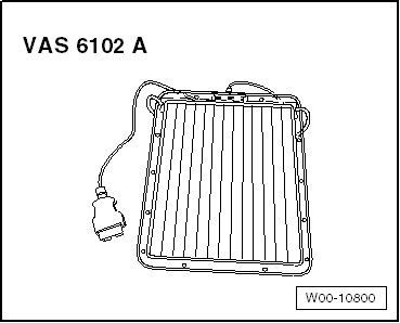 Erhaltungsladung mit dem Solarpanel -VAS 6102A