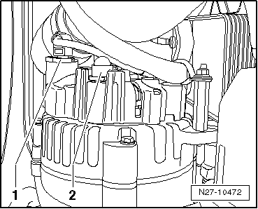 Drehstromgenerator 1,4 l TSI-Motor aus- und einbauen