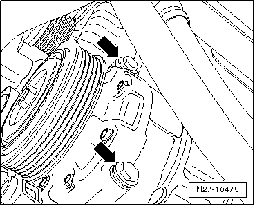 Drehstromgenerator 1,4 l TSI-Motor aus- und einbauen