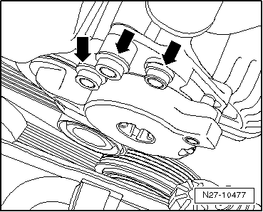 Drehstromgenerator 1,4 l TSI-Motor aus- und einbauen