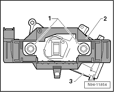 Grundträger für Lenkstockschalter aus- und einbauen (Hersteller Kostal)