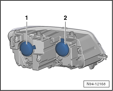 Lampe für Abblendlichtscheinwerfer ersetzen