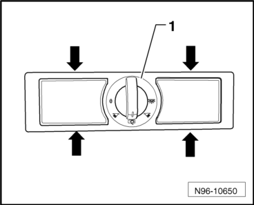 Innenleuchte hinten -W43- aus- und einbauen