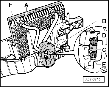 Verdampfer aus- und einbauen