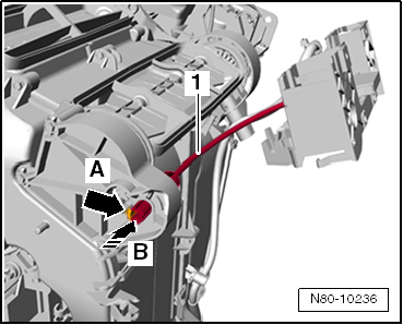 Flexible Welle für Luftverteilung aus- und einbauen