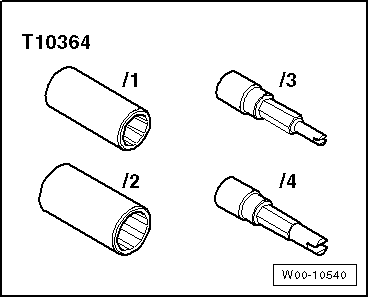 Absaug- und Füllventil, Nieder- und Hochdruckseite aus- und einbauen