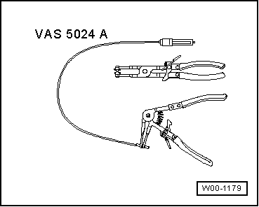 Umwälzpumpe -V55- aus- und einbauen