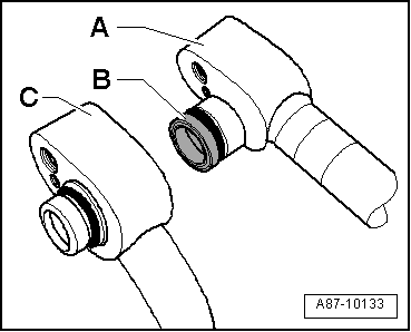 Adapter zum Aufbauen der Spülkreisläufe