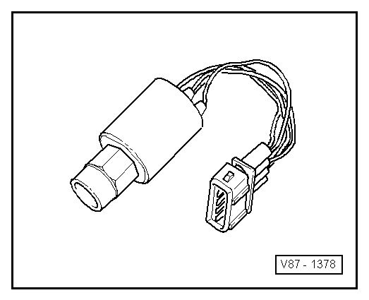 Druckschalter für Klimaanlage -F129-