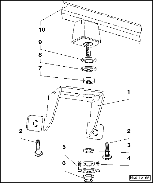 Haltewinkel für Dachreling - Montageübersicht