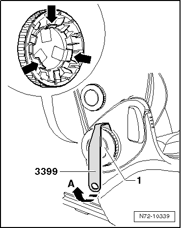 Verkleidung, Schwellerseite, Beifahrersitz mit Durchladevorrichtung, aus- und einbauen