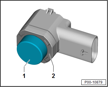 Lackierung des Parkhilfe Sensor