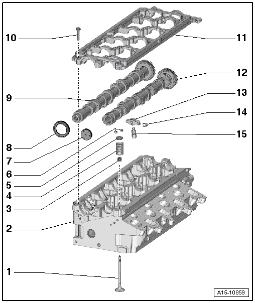 Montageübersicht - Ventiltrieb