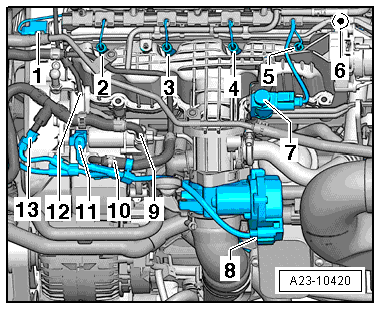 Kraftstoffdruckgeber -G 247- prüfen