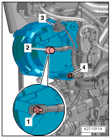 4/2-Wege-Ventil mit Kühlmittelregler aus- und einbauen