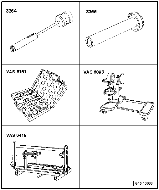 Ventilschaftabdichtungen bei ausgebautem Zylinderkopf aus- und einbauen