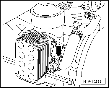 Motorölkühler aus- und einbauen