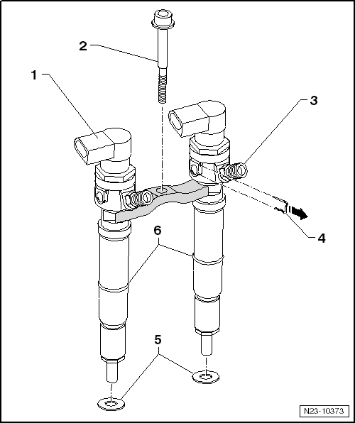 Montageübersicht - Einspritzeinheiten (Injektoren)