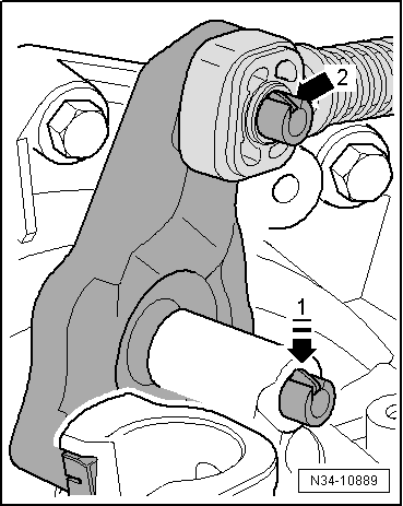 Umlenkhebel aus Kunststoff