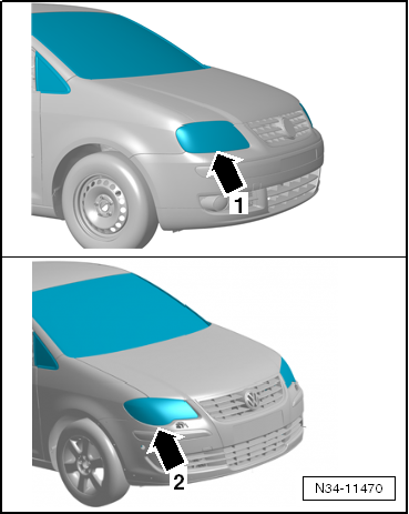 Getriebe aus- und einbauen (nur Fahrzeuge mit 1,4 L-Motor)