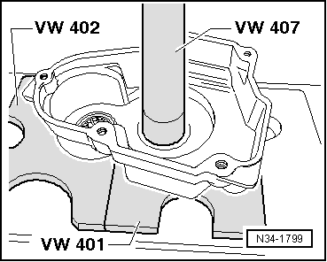 Deckel für Getriebegehäuse in Stand setzen