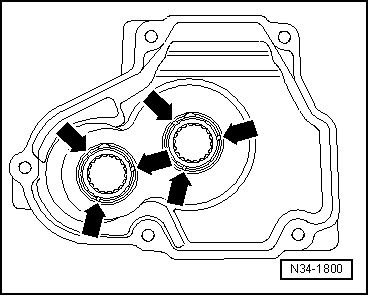 Deckel für Getriebegehäuse in Stand setzen