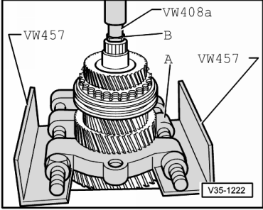 Abtriebswelle zerlegen und zusammenbauen