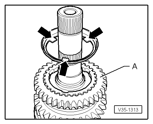 Abtriebswelle zerlegen und zusammenbauen