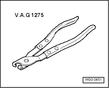 Manschette mit Schaltknopf aus- und einbauen